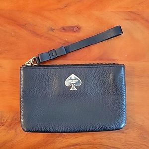 Kate Spade Wristlet in Black Leather